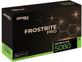 INNO3D GeForce RTX 5080 iCHILL Frostbite Pro, 16 GB GDDR7, 256-bit, 2295 MHz, DisplayPort 2.1b, HDMI 2.1b, PCI Express Gen 5