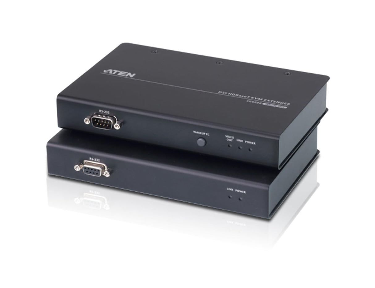 Aten ce620 USB 2.0 DVI KVM Extender HDBaseT Negro