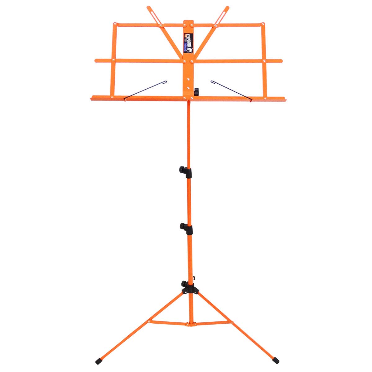 Keepdrum MUS2OR - Atril para partituras (incluye funda y 2 imanes), color naranja
