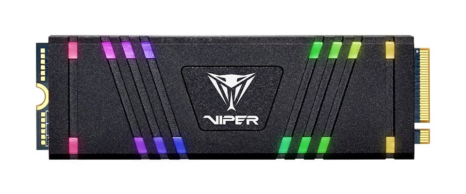 Patriot Viper VPR400 M.2 2280 PCIe Gen4x4 1TB - Unidad de Estado sólido RGB iluminada RGB