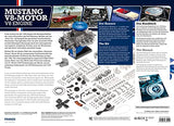 FRANZIS 67501 - Ford Mustang V8 - a True-to-Life Model Kit of 1:4 Scale of The Ford Mustang Engine, Original motorsound and a Comprehensive accompanying Handbook with 100 Pages