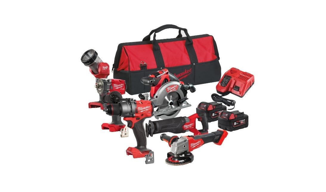 Milwaukee Powerpack 6 herramientas 18V Fuel M18 FPP6F3-502B-MILWAUKEE-4933480875