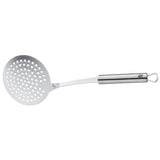 WMF Profi Plus - Juego de Cocina 6 piezas, Estante para Colgar con 5 Ayudantes, Cucharón, Espumadera, Cuchara para salsa, Espátula, Tenedor para carne, Acero Inoxidable Pulido