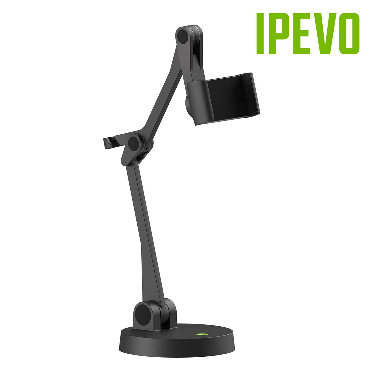 Ipevo Brazo multiángulo Uplift para móviles, Soporte para móviles multiarticulado para comunicaciones y presentaciones visuales, Soporte para móvil de tamaño reducido para teletrabajo a Distancia.
