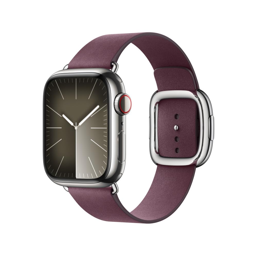 Apple Watch Band - Hebilla moderna - 41 mm - Rojo mora - Talla S