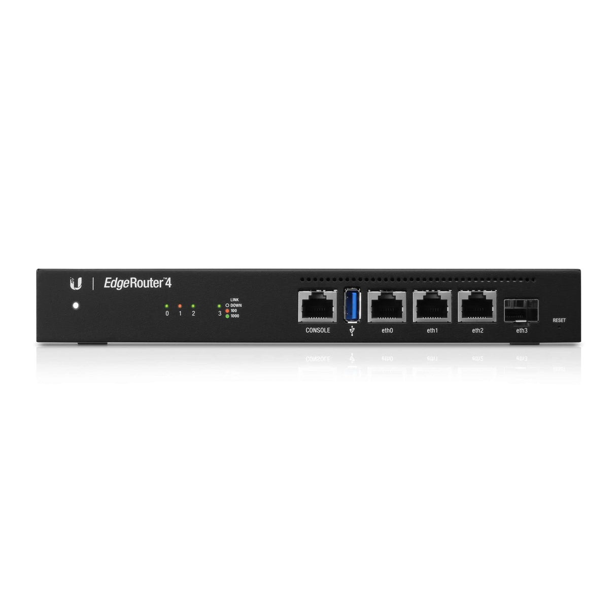 Ubiquiti Networks EdgeRouter 4 - Router (Gigabit Ethernet, 10/100/1000Base-T(X), 10,100,1000 Mbit/s, 4000 Mpps, 3.0 (3.1 Gen 1), UNMS, CLI, SNMP, NetFlow, LLDP, NTP), Negro