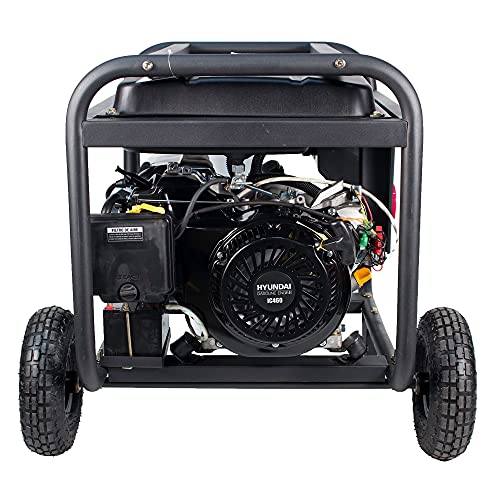Hyundai HY-HY9000LEK-3 (Trifá.) - Generador gasolina serie pro 3.000 rpm, Negro