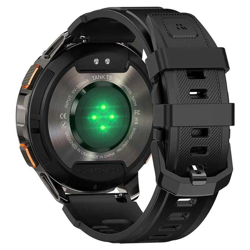 KOSPET 07000018000 Reloj Inteligente Tank T3 de 1.4 Pulgadas AMOLED Negro