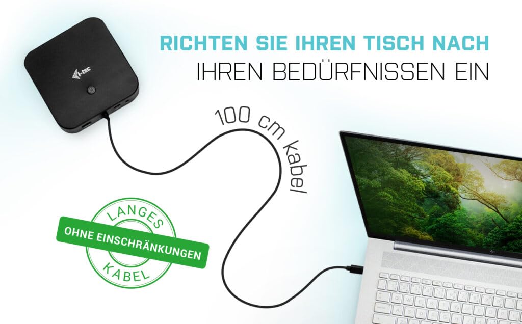 I-TEC USB-C HDMI DP Dock PD100WACCS