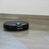 Cecotec Robot Aspirador y Fregasuelos Conga 3890 Titanium. Láser, Potencia de succión de 2300 Pa, Gestión de estancias, Mapa Interactivo, Control App, Asistente Virtual, Tanque de sólidos y Mixto
