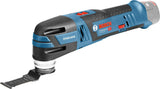 Bosch Professional 12V - atornillador GSR 12V-15 FC +cepillo GHO 12V-20 +amoladora GWS 12V-76 +sierra de calar GST 12V-70 +multiherramienta GOP 12V-28 (3 baterías, XL-BOXX)