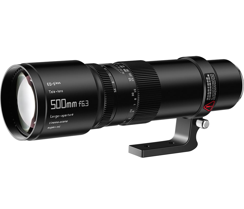 TTArtisan Teleobjetivo de Cuerpo metálico F6.3 de 500 mm Compatible con Montura Nikon Z (Marco Completo), Color Negro