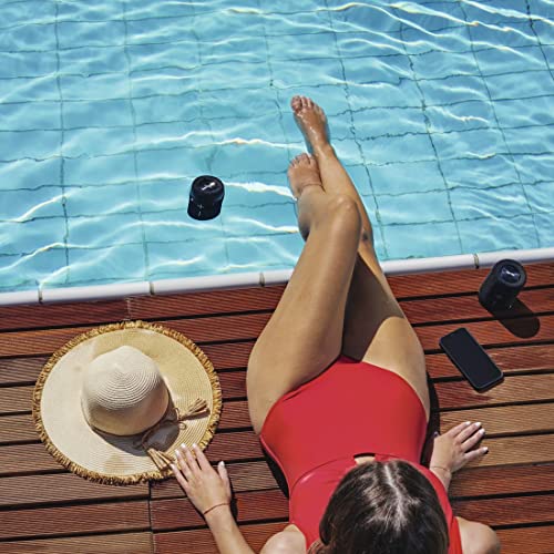 Hama | Altavoz Bluetooth Twin 3.0 (Altavoz Inalámbrico, Gran Potencia, Resistente al Agua IP67, Se Puede Dividir en 2 Altavoces Individuales) Color Negro
