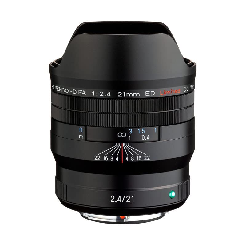 HD PENTAX-D FA 21mmF2.4ED Limited DC WR Negro Lente Prima Ultra Gran Angular [para Usar con Lente réflex Digital de Marco Completo, Barril de Lente de Aluminio mecanizado]