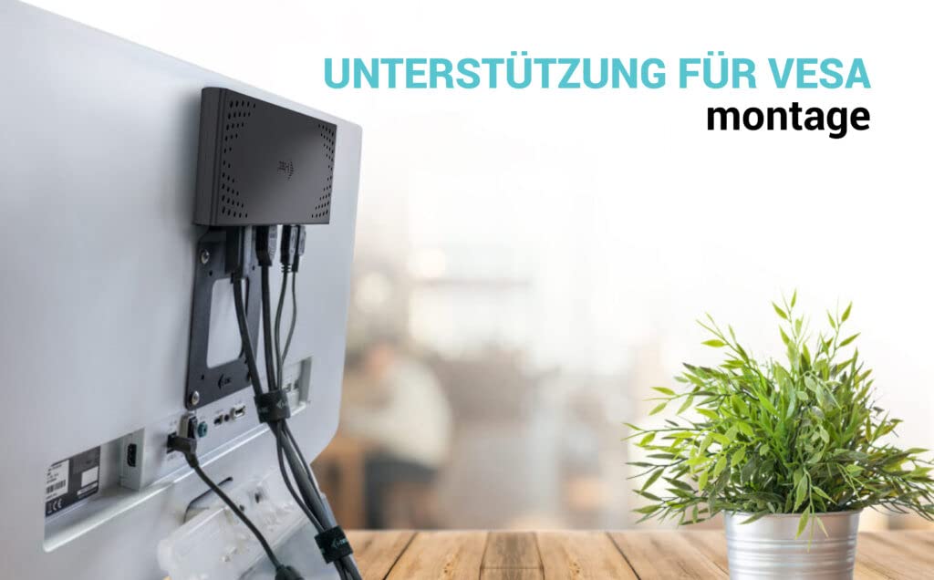 I-Tec Docking - Estación USB -A/-C TB Dual Dock Dual Display Dock PD 100W