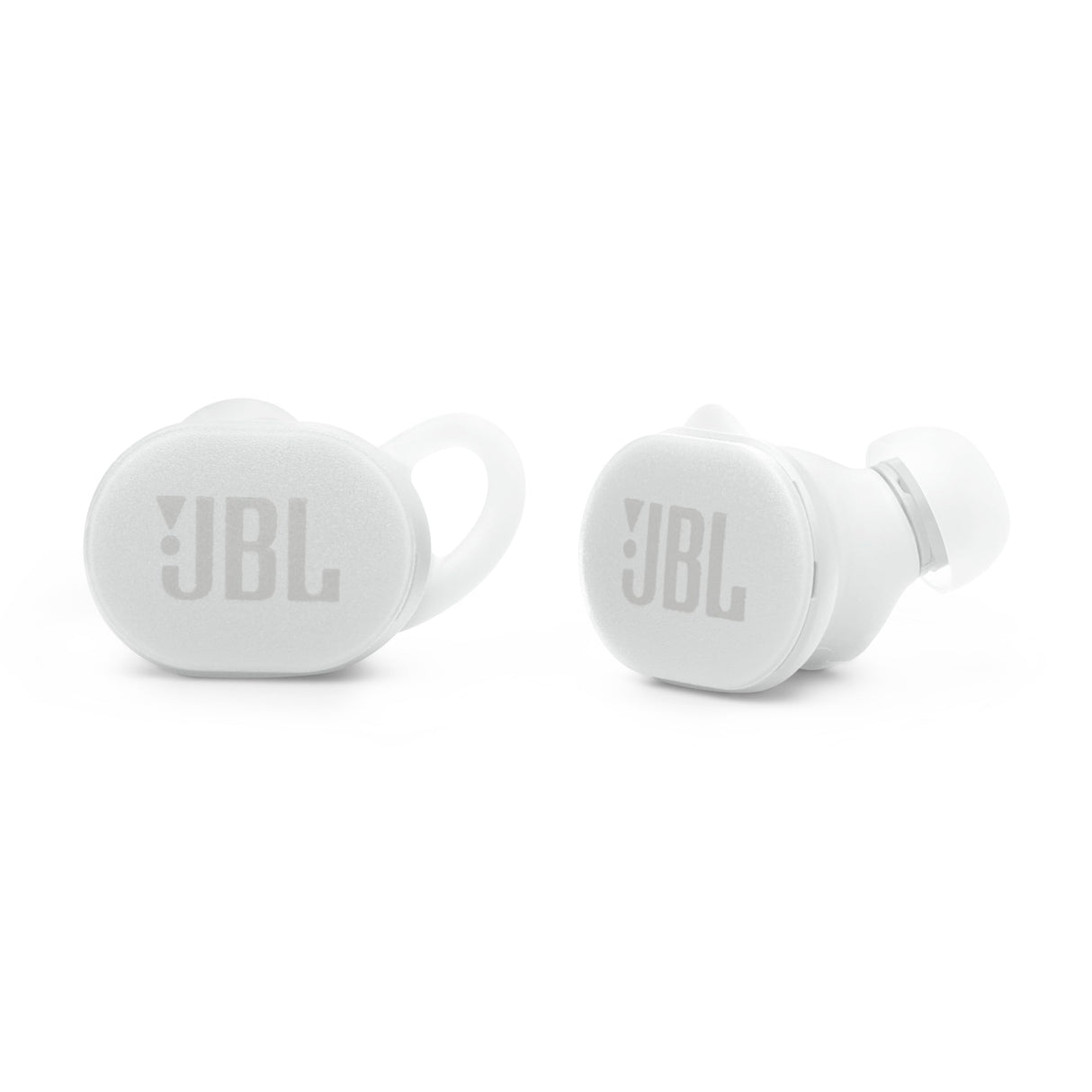 JBL Endurance Race 2, Earbuds True Wireless Bluetooth, 48 hrs de batería, Resistencia al Agua y al Polvo IP68, cancelación de Ruido, Sonido Pure Bass, Smart Ambient, Modos Deportivos, Blanco