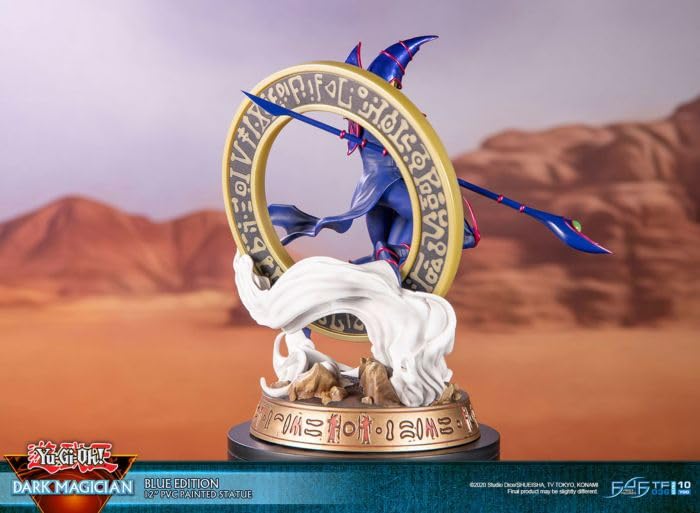 First4Figures F4F Yu-Gi-Oh! - Dark Magician Blue Variant PVC Statue (29cm) (YGODMBS)