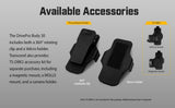 Transcend 128GB 1440P QHD Police Body Camera STARVIS 2 Sensor IP68 Weatherproof Body Worn Camera con estabilización de Imagen electrónica, visión Nocturna GPS TS128GDPB40A