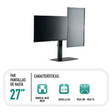 SOPORTE TV MESA 2 PANTALLAS 13--27- EWENT EW1538