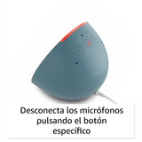 Echo Pop (Última generación) | Altavoz inteligente Bluetooth con Alexa de sonido potente y compacto | Blanco