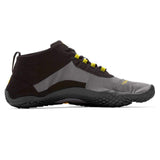 Vibram V-Trek, Zapatillas Mujer, Negro/Gris/Citronelle, 36 EU