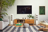 POLK AUDIO Signature Elite ES60 - Altavoz de Suelo HiFi de Alta resolución para Cine en casa, Certificado de Alta resolución, Compatible con Dolby Atmos y DTS:X (PC), Color Blanco