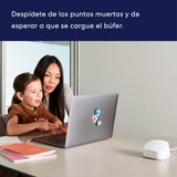 Router wifi de malla eero 6+ de Amazon | Con Ethernet de 1 Gb/s, 420 m2 de cobertura y capacidad para conectar más de 75 dispositivos | pack de 3, modelo de 2022