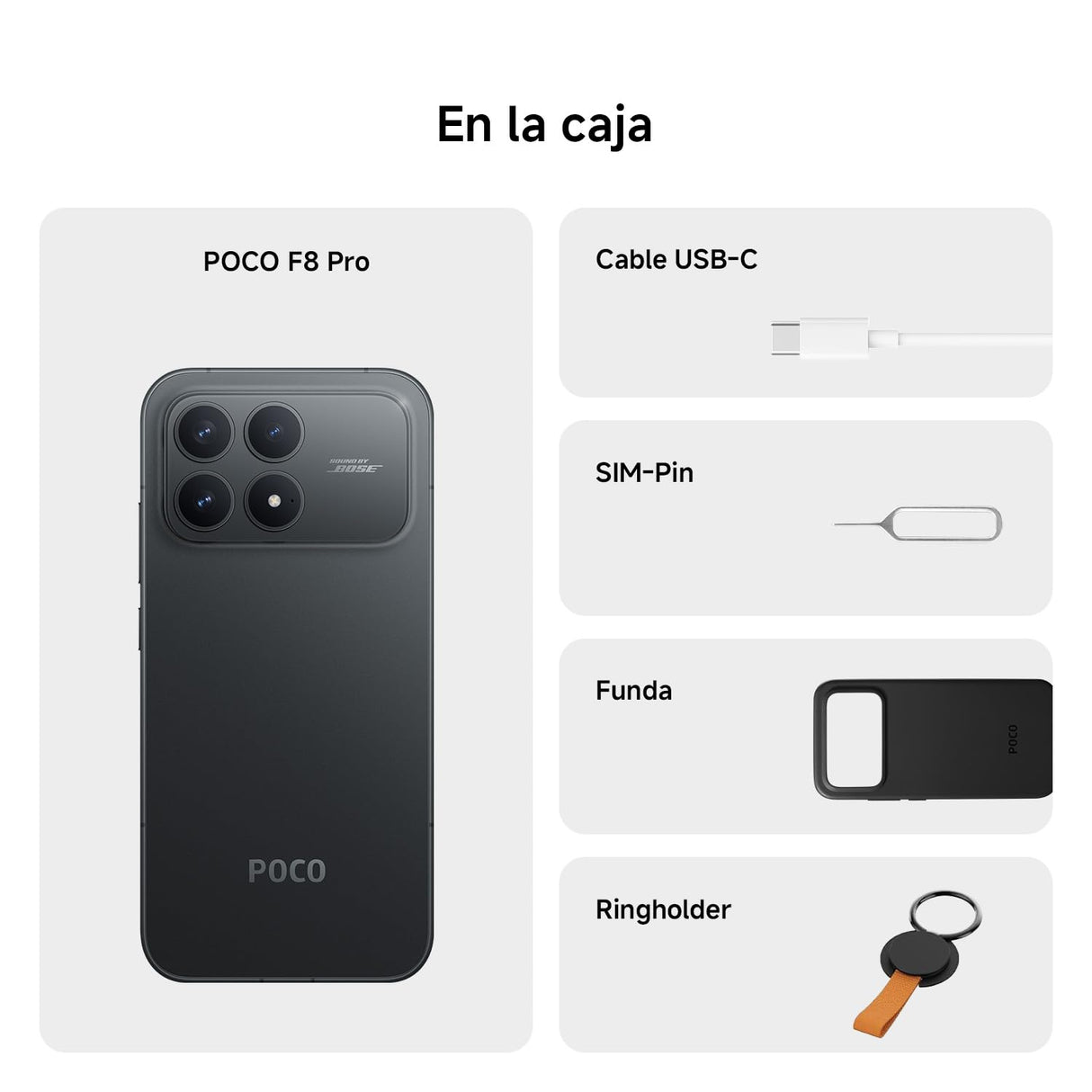 XIAOMI POCO F8 Pro - Smartphone de 12+512GB, Triple cámara de 50MP con OIS, Pantalla AMOLED de 6,59” 120Hz, Snapdragon 8 Elite, Hypercharge 100W, Cargador no Incluido, Azul (Versión ES)