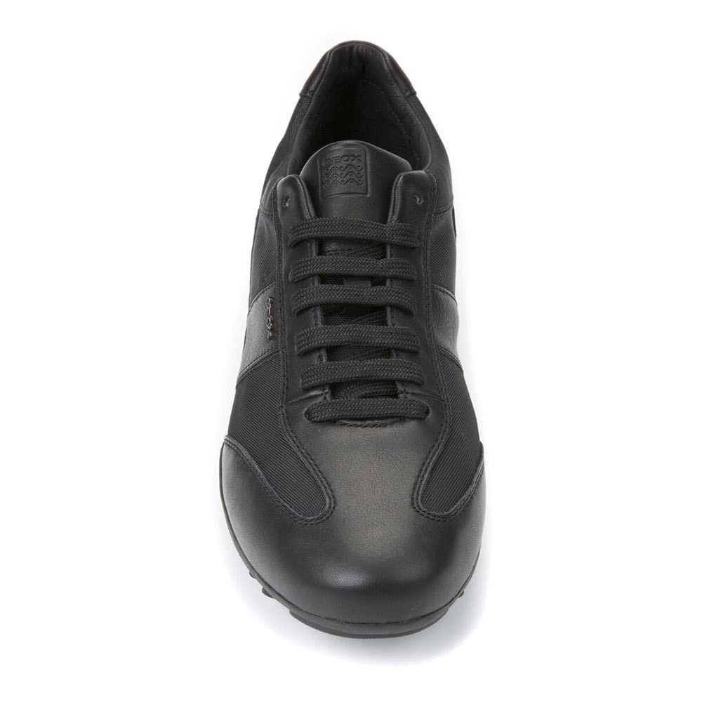 Geox U Wells A, Sneakers para Hombre, Negro (Black), 41 EU