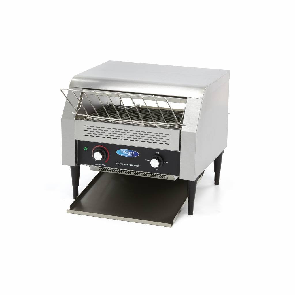 Maxima Tostadora - 450 Rebanadas/h - Velocidad Ajustable - incl Bandeja Recogemigas