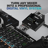 Reloop Flux - Interfaz DVS 6x6 IN/OUT USB-C Club-ready para Serato DJ Pro, 24 bits/96 kHz, compatible con giradiscos, CDJs u otros reproductores multimedia, hub USB-A de 2 puertos