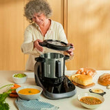 Cecotec Robot de Cocina Multifunción con Dispensador de Alimentos Mambo CooKing Total Gourmet. 2200W, 45 Funciones, Miles de Recetas Guiadas, Jarra Unique de 4,5L y Jarra Victory de 5L, Accesorios
