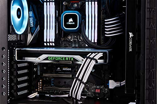 Corsair - Kit Pro (Cables de alimentación interna, Male connector/Male connector, Derecho, Derecho) Blanco