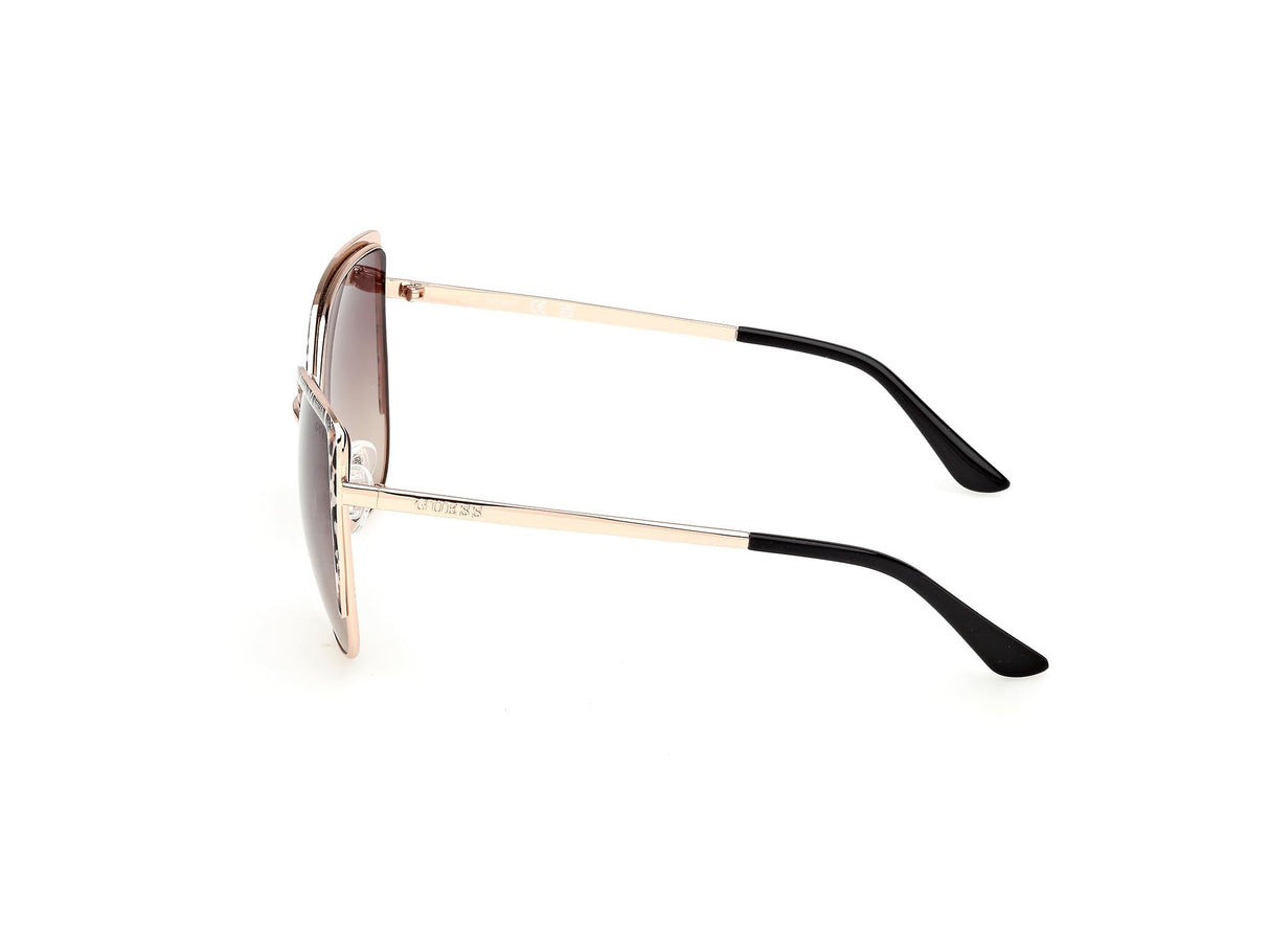 GUESS GU00217 Gafas de Sol, Shiny Rose Gold, 59/17/140 Unisex Adulto