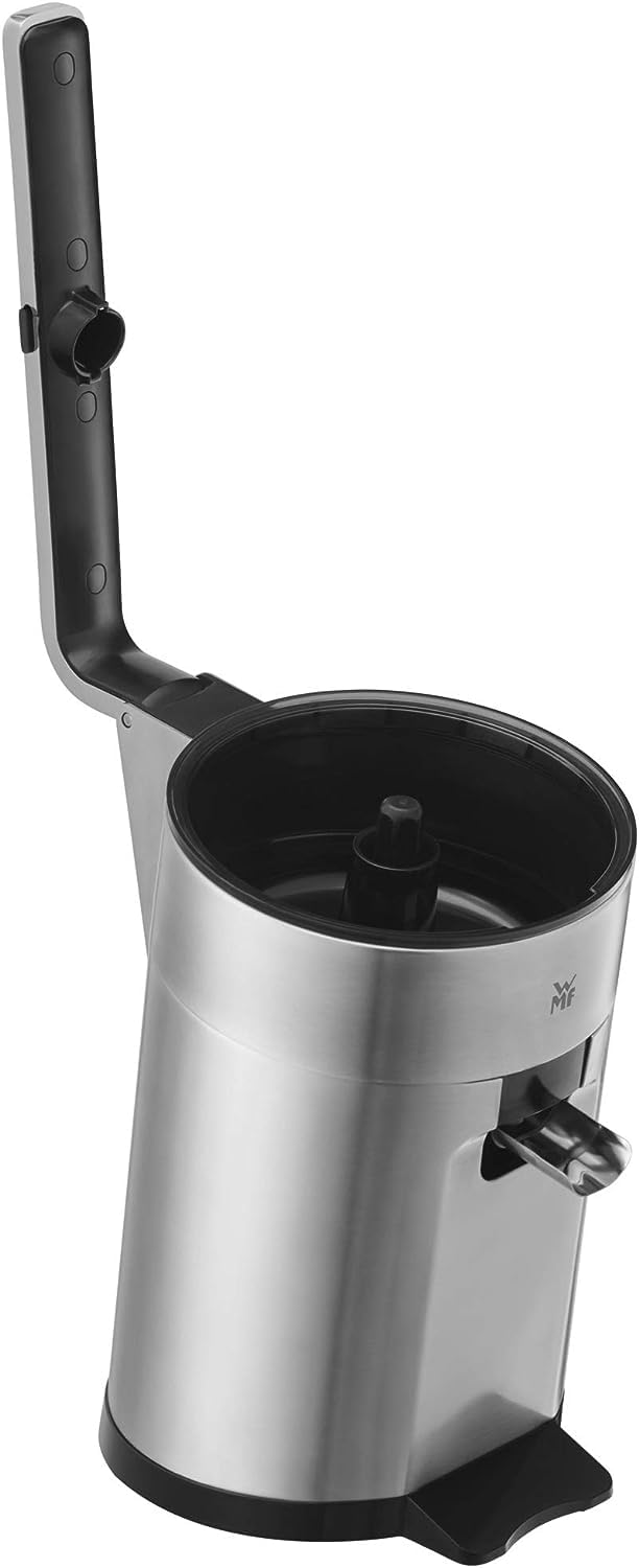 WMF Profi Plus - Exprimidor Eléctrico de Palanca, 1000 W,Ideal para Cítricos , Acero Inoxidable Cromargan, Exprimidor de Naranjas, Directo al Vaso, Apto Lavavajillas