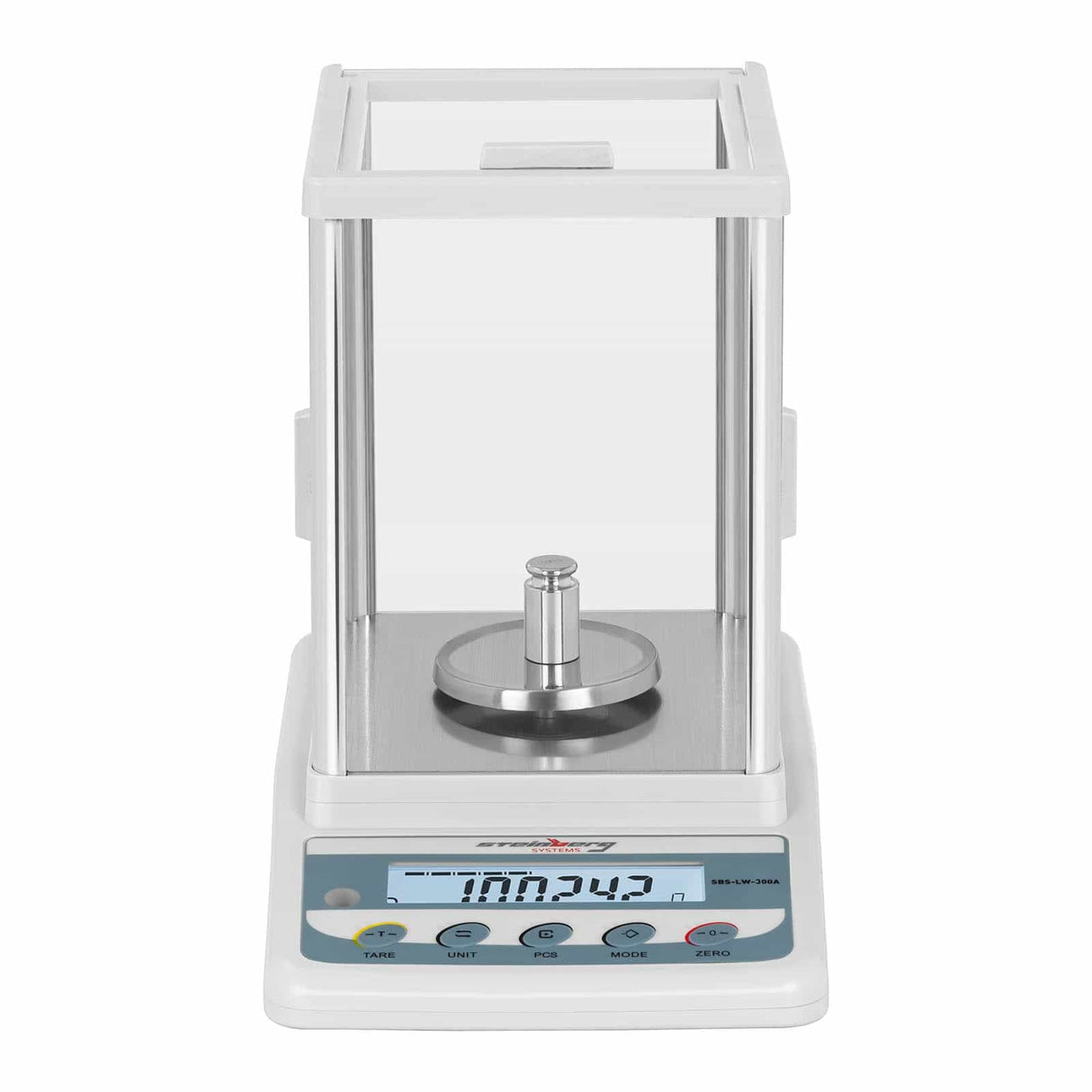 Steinberg Systems – sbs-lw- 300 A – Báscula de precisión – 300 g/0,001 g – LCD – Plato de PeSATA de acero inoxidable