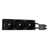 ENERMAX LIQMAX IV 360 mm AIO CPU de refrigeración por agua, cámara doble, TDP 380 W +, Intel LGA 1851/1700/115x/2066, AMD AM5/AM4, pantalla digital, 3 ventiladores de flujo de rendimiento PWM de 120