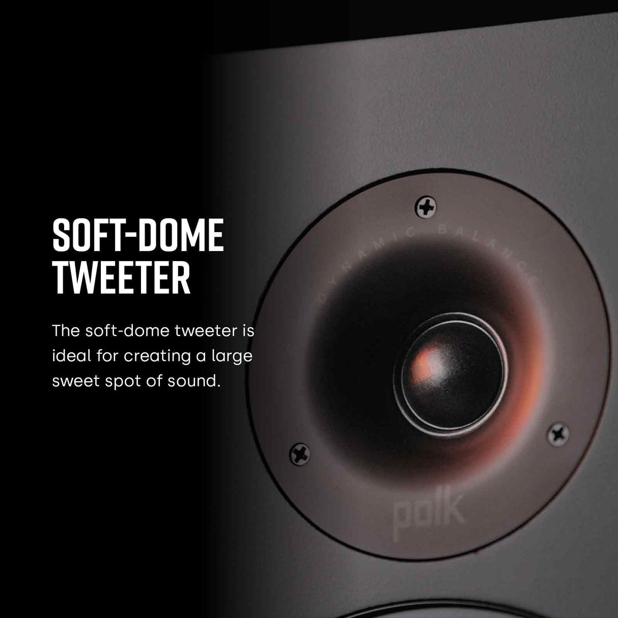 Polk Audio T50 - Altavoz de suelo (4 vías,1 unidad) color negro