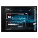 Asus ROG Ryuo IV SLC 360 ARGB - Sistema de refrigeración líquida todo en uno para CPU; tubos más cortos; pantalla AMOLED curva de 6,67 pulgadas que admite vídeo o información personalizada del sistema