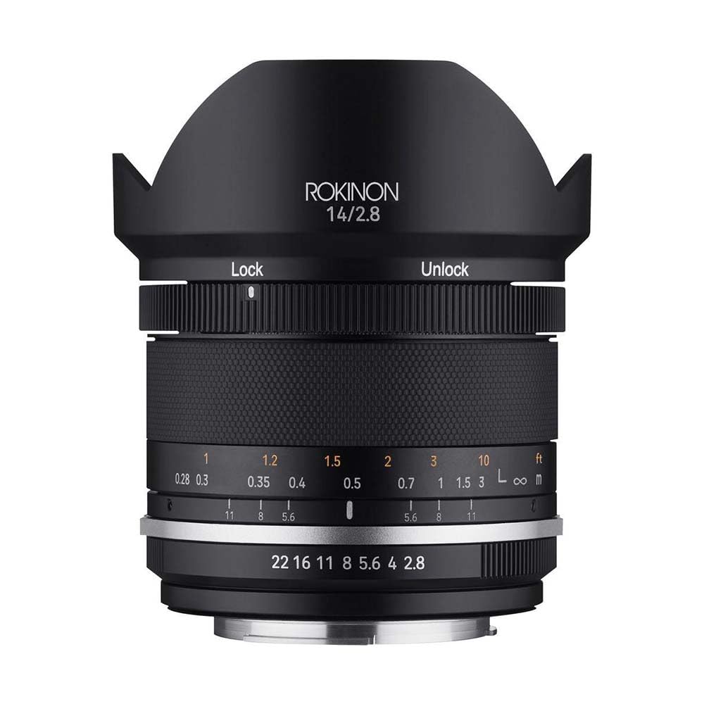 Rokinon Lente Ultra Gran Angular sellada para Canon EF (SE14-C) Serie II de 14 mm F2.8