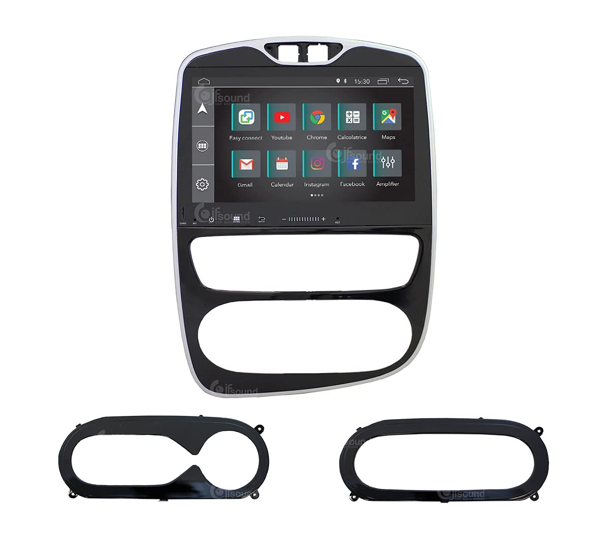 Autorradio de Ajuste Personalizado para Renault Clio Android GPS Bluetooth WiFi Dab USB Pantalla táctil Full HD 10"