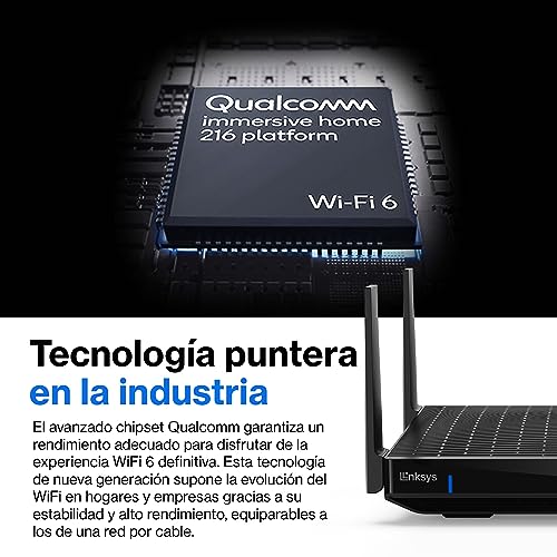 Linksys - Router Mesh WiFi 6E, tribanda Hydray Pro 6E, enrutador inalámbrico de 8 flujos, Banda de 6 GHz, hasta 6.6 Gbps, Cobertura de 250 m², más de 55 Dispositivos