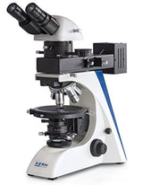 KERN Optics - Microscopio polarizador para usuarios flexibles y profesionales, Infinity, tubo binocular, halógeno de 12 V/50 W, luz, 6 V/20 W, luz translúcida