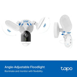 Tapo C720 Cámara Inteligente Proyector 2K QHD 2800LM, Activado por Movimiento, Soporte Inteligencia Artificial IP65 Local/Cloud Almacenamiento