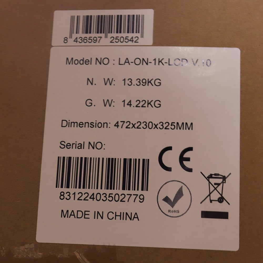 Lapara LA-ON-1K-LCD-V10 Sistema de Alimentación Ininterrumpida SAI 1000VA 1000W LCD Online