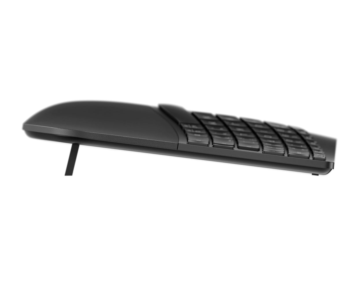 HP 960 Teclado Inalámbrico Ergonómico (Reposamanos, Sincronización Rápida, Detección Automática Sistema Operativo, Inclinación Negativa, QWERTY Español) Negro