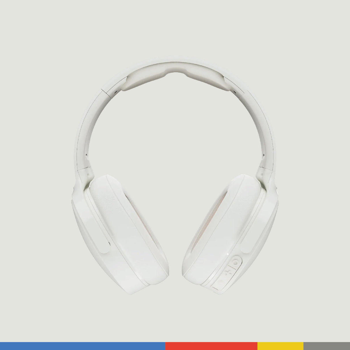 Skullcandy Hesh EVO Cascos Over-Ear Inalámbricos, Extra Charging Cable, 36 h de Autonomía, Micrófono, Compatibles con iPhone Android y Dispositivos Bluetooth, Bone