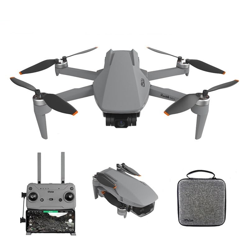 LUXWALLET Valkyrie Pro – 5 Ghz WiFi GPS Drone - 4K Camera Drone – 3 Assige Gimbal Drone – Geen Vliegbewijs – Return To Home – Borstelloze Motor – Grijs