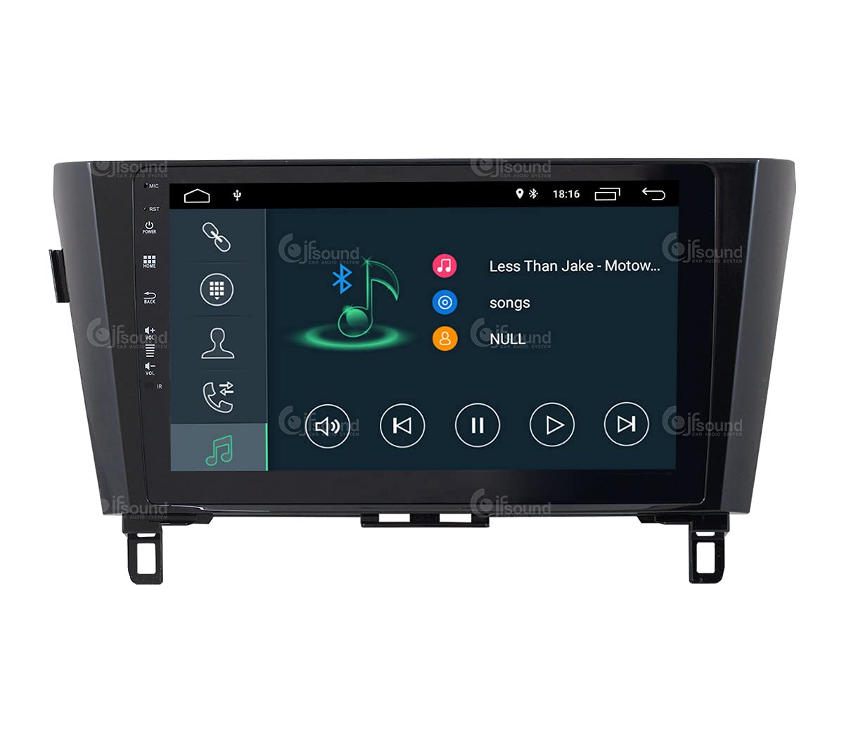 Autorradio de Ajuste Personalizado para Nissan Android GPS Bluetooth WiFi Dab USB Pantalla táctil Full HD 10"
