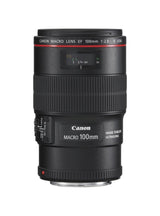 Canon EF 100mm f/ 2.8L Macro IS USM - Objetivo para Canon (Distancia Focal Fija 100mm, Apertura f/2.8-32, estabilizador, diámetro: 67mm) Negro